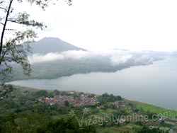 Spectacular View of Lake Batur