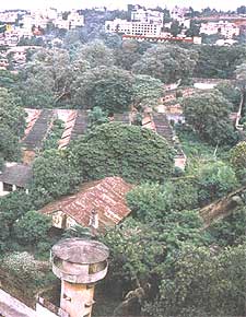 Aerial view of Old Jail land