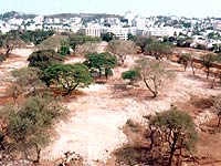 Aerial view of Old Jail land