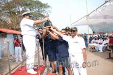 INS Rana wins Eastern fleet boat pulling