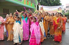 DEVOTION & FERVOUR MARK SRI SATHYA SAI PREMAVAHINI  RALLY