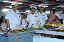 CROWDS THRONG NAVY MELA AND THE NAVAL SHIPS