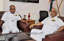 VICE ADMIRAL GANESH MAHADEVAN CHAIRS MID-YEAR REFIT REVIEW AT VISAKHAPATNAM