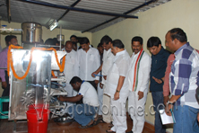 Minister for Transport inaugurating Mineral Water for School Children