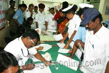 BLOOD DONATION CAMP HELD BY THE NAVY