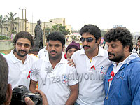 Tollywood stars at Vizag Run