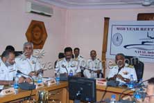 Vice Admiral Kannan Chains Mid-Year Refit Review at Visakhapatnam