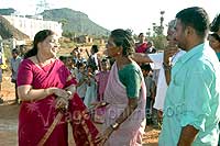 Borewell inauguration at Sainagar