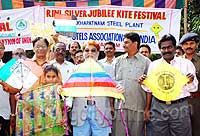 Inauguration of Kite Festival at VSP