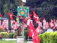 Left parties rally and public meeting at beach road.