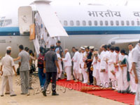 Prime Minister at the Visakhapatnam airport