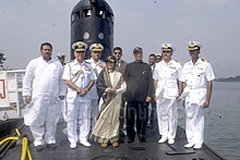 PRESIDENT OF INDIA VISITS TO ENC