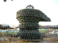 Giant Sivalingam at RK Beach