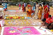 Sunsilk Rangoli competition