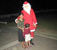 Santa Claus at the Park Hotel.