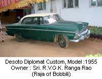 Desoto Diplomat Custom, Model : 1955