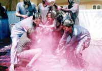 'Holi' being celebrated in Vizag (18-03-03)