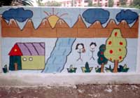 Murals on Vuda Children's Theatre