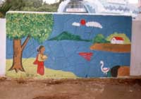 Murals on Vuda Children's Theatre