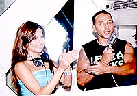 MTV VJ Nikhil Chinnappa and DJ Pearl