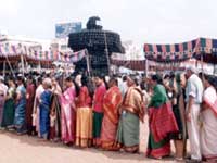 Sivaratri celebrations held at R.K.Beach