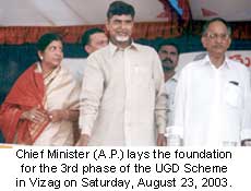 CM lays foundation for the 3rd phase of the UGD Scheme