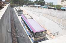 RTC buses in through Subway under Technical Trail Run.