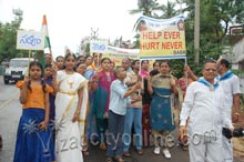 DEVOTION & FERVOUR MARK SRI SATHYA SAI PREMAVAHINI  RALLY