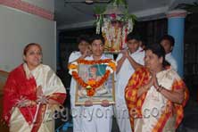 Saint Thyagaraja aaradhana celebrated with devotion by students