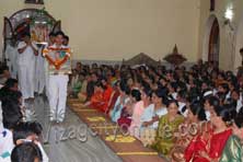Saint Thyagaraja aaradhana celebrated with devotion by students