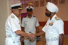 CHIEF OF NAVAL STAFF AT VISAKHAPATNAM