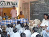 Distribution of Mosquito Nets in Tribal Welfare Ashram Schools