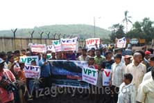 Agitation against VPT over pollution