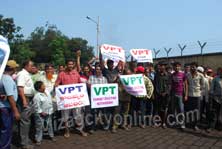 Agitation against VPT over pollution 