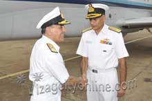 VICE CHIEF OF NAVAL STAFF AT VISAKHAPATNAM
