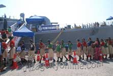 CROWDS THRONG NAVY MELA AND THE NAVAL SHIPS