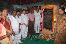 Mayor inaugurating Kanakamahalaxmi temple