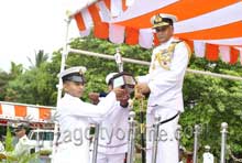PASSING OUT PARADE AT SATAVAHANA FOR BASIC SUBMARINE COURSE 
