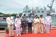 ../iNS KARUVA COMMISSIONED AT VISAKHAPATNAM