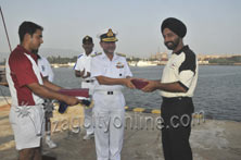 FOND FALWELL ACCORDED TO VICE ADMIRAL ANUP SINGH