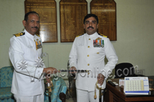 Change of Command at INS Circars