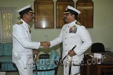 Change of Command at INS Circars