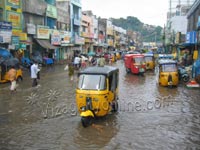 Heavy Rainfall in the city