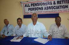 Pensioners to stage dharna