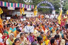 TDP protests for seeds, fertilisers