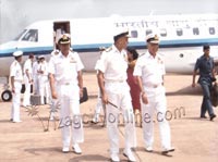 Chief of Naval Staff arrives at INS Dega