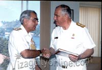 Chilean Navy Commander-in-Chief at Eastern Naval Command Headquarters