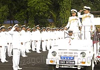 Chief of Naval Staff at investiture ceremony