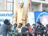 Inauguration of Padmasri DR. Alluralimgaiah's Statue