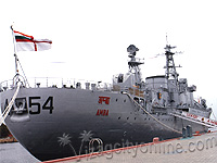INS Amba at her Decommissioning ceremony on 15th July